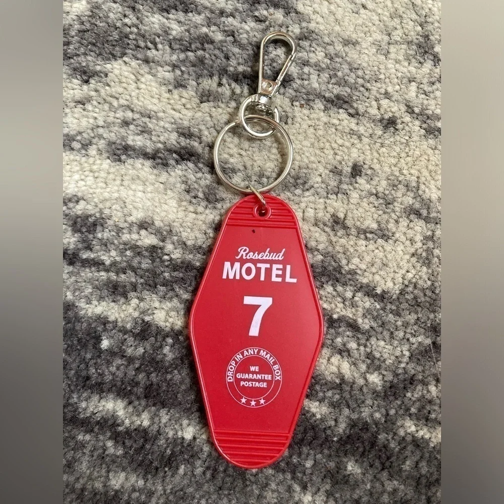 Schitt’s Creek Rosebud Motel Keychain
